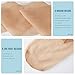 MIYA Women's Control Top 10 Den All Sheer Toe silk stockings Tights Panty Hose