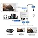 Lightning to HDMI VGA Audio Adapter Converter cable,3 in 1 Plug and Play Lightning Digital AV Adapter to 1080P HDTV Projector Monitor Compatible with iPhone/iPad (lightning to vga hdmi adapter)