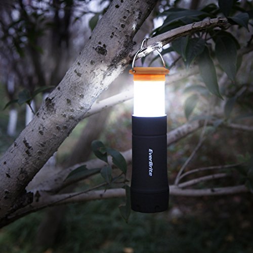 image for EverBrite Mini Camping Lantern 2-pack Zoomable LED Flashlight 60 Lumen