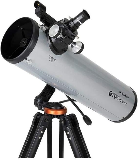 Celestron Starsense Explorer Dx 130az Smartphone App Enabled Telescope Works With Starsense App To Help You Find Stars Planets More 130mm Newtonian Reflector Iphone Android Compatible Camera Photo Amazon Com