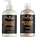Shea Moisture African Black Soap Shampoo & Conditioner Set, 13 Ounce Each
