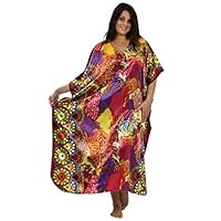 Up2date Fashion Printed Caftan, Style Caf-76CMOneSizeSunsetSafari