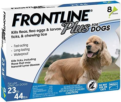 frontline plus for dogs 8 month supply