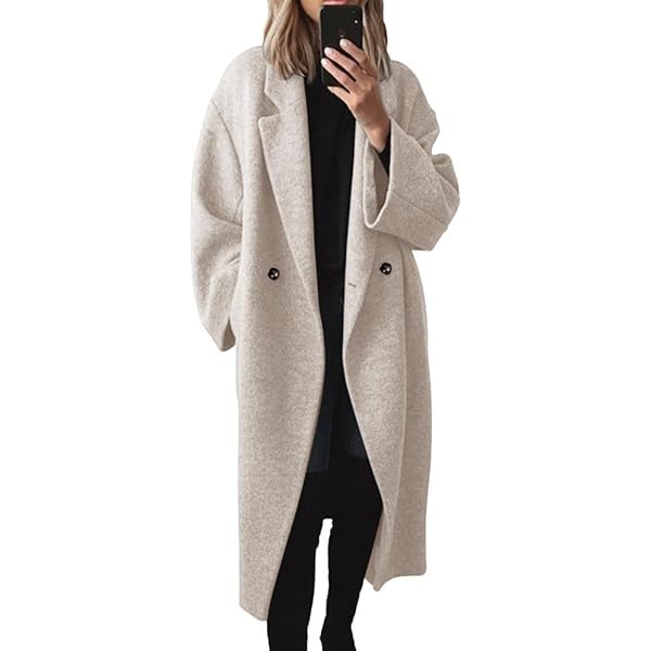 ジャケット・アウター YOKE 21SS SIBLE WOOL TRENCH COAT Amazon.com: Ornrjfll Tweed Jacket Long Wool Coat Women Womens