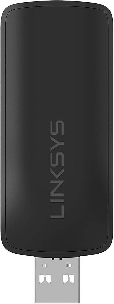 Linksys WUSB6400M AC1200 USB Wi-Fi Adapter Dual-Band MU-MIMO for Windows Mac