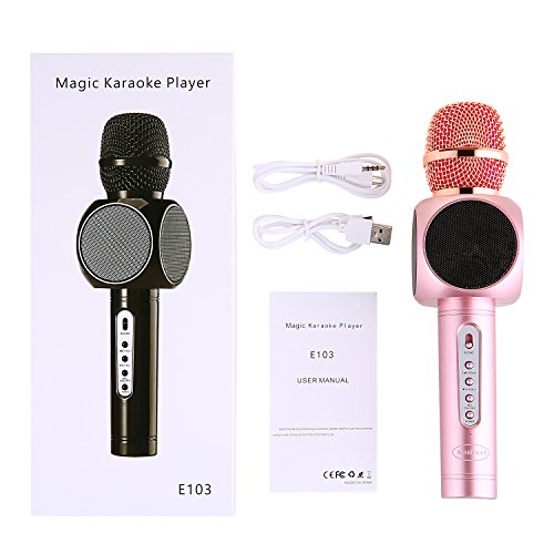 image for Wireless Microphone Karaoke,Amicool Portable Karaoke Player Speaker fo