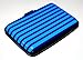 Scansafe Fashionable Aluminum Wallets Identity Theft Blocker - Designer Collection (Blue)