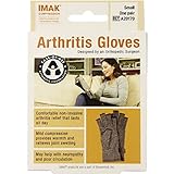 IMAK Compression Arthritis Gloves, Original with Arthritis Foundation Ease of Use Seal, Small