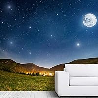 Wall Mural The Beautiful Space World Removable Self-Adhesive Wallpaper Wall Decoration for Bedroom Living Room - 66x96 inches