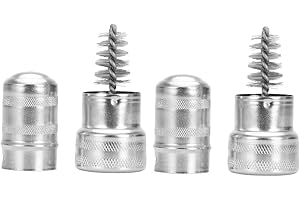 GARVALON Lot de 2 brosses compactes en fil d'acier pour bornes de batterie de voiture