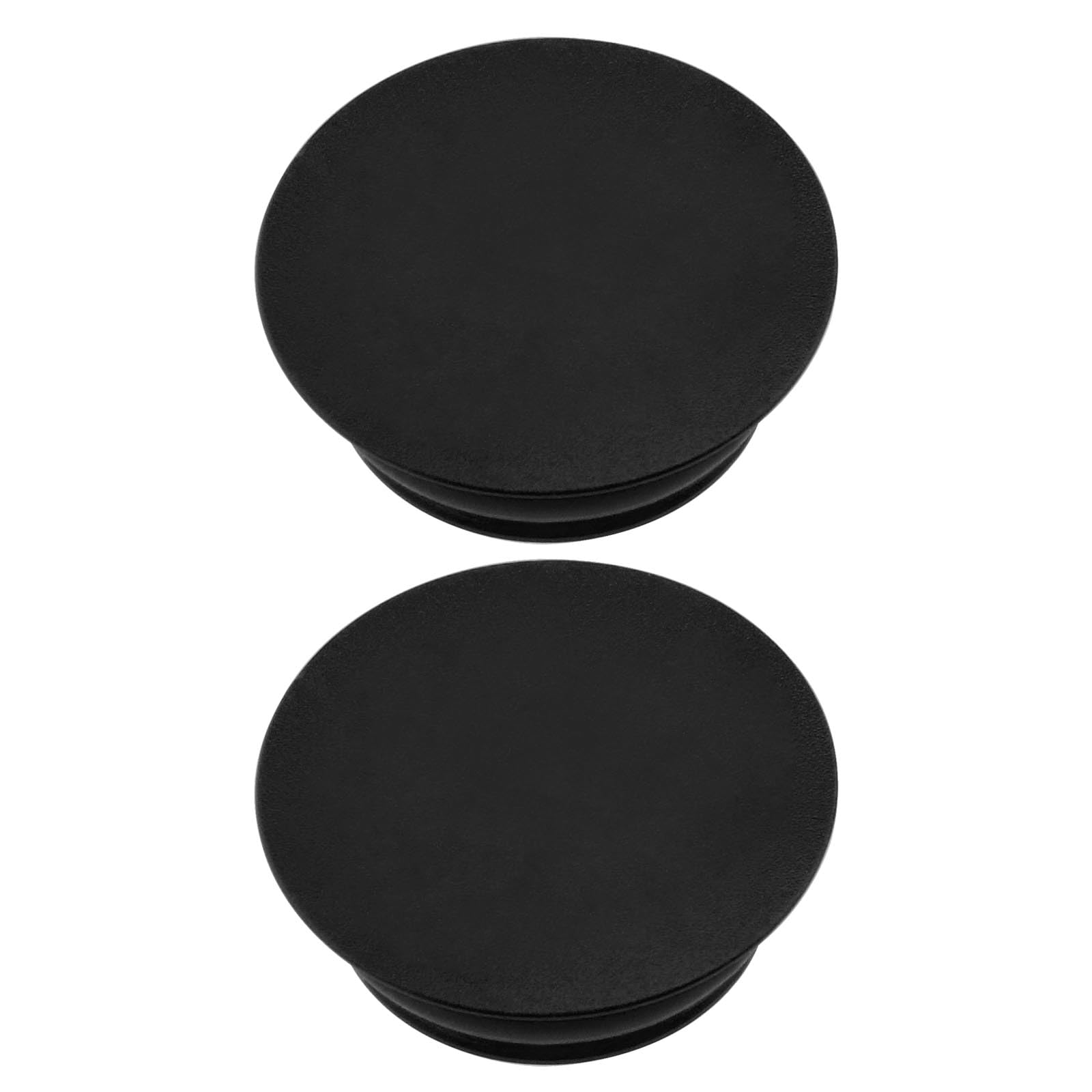 eMagTech 2Pcs Crankset Dust Cover with Rubber Ring Mountain Bike Crankshaft Dust Cover Aluminum Alloy Center Shaft Cap Bike Accessories Mounting Hole 22-25mm Black