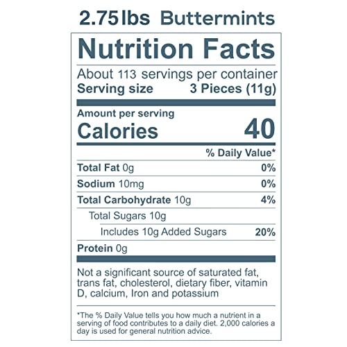 PARTY SWEETS ASSORTED PASTEL BUTTERMINTS, 14 OUNCE, APPX. 100 PIECES FROM HOSPITALITY MINTS