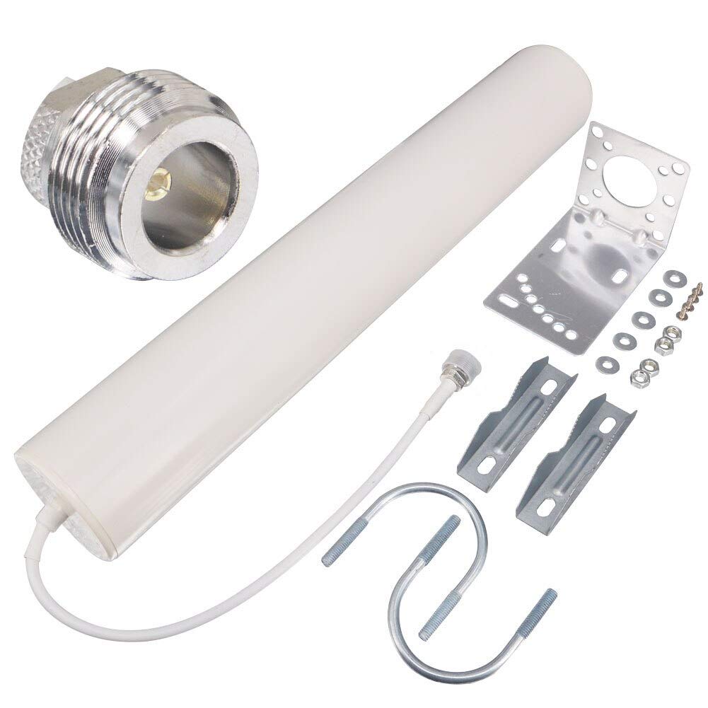 YILIANDUO 18dBi 4G LTE Antenna 698-2700MHz Barrel Antenna Omni-Directional N-type Female Antenna for 3G/4G LTE Routers Repeaters Wireless Home Hotspot