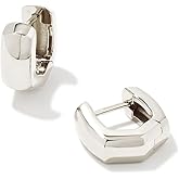 Kendra Scott Davie Wide Huggie Earring, Sterling Silver