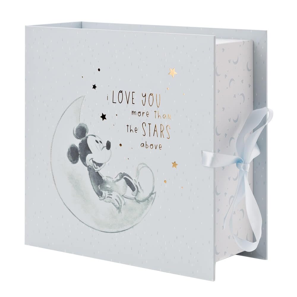 Disney Baby Keepsake Box Blue & Gold - Mickey