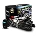WOWLED Horn Rocker Switch Relay Harness Wiring Kit, On/Off LED Light Toggle Switches LED Light Bar Horn Switch Wire Harness Set for Car SUV UTV Jeep Boat Trucks, Xmas Decor 20A/12V 10A/24V Green