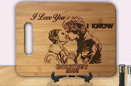 Han Leia I Love you I Know Personalized Cutting Board