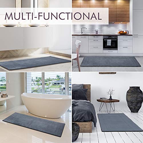 Ellendi Ultima Comfort Memory Foam Runner Rug 24" x 60", NonSlip