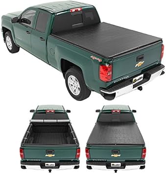 Amazon Com Bestop 1821701 Ziprail Soft Tonneau Cover For 2014 2018 Chevy Gmc Silverado Sierra 1500 2015 2016 2500 6 5 Bed Automotive