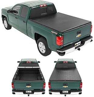Bed Lund 90072 Black Vinyl Genesis Snap Tonneau Cover For Ford F 150 5 5 Ft