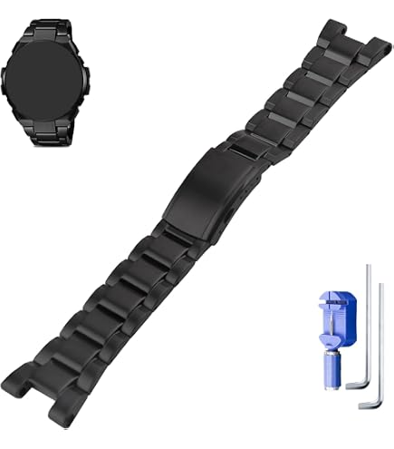 GST-B100 Stainless Steel Watch Bands Compatible with Casio G-Shock