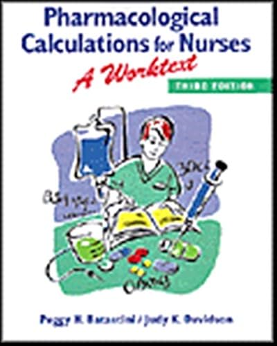 Download Pharmacological Calculations for Nurses: A Worktext PDF