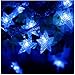 TINNZTES 4m/13ft 40 LED Star Light Fairy String Light for Christmas XMAX Weddings Family Festival School Party (Blue Color)