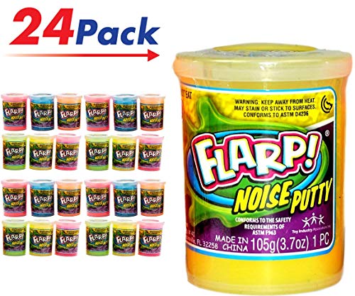 JA-RU FLARP Noise Putty (Pack of 24) Squish to Make Fart Sounds | Item #10041-24R