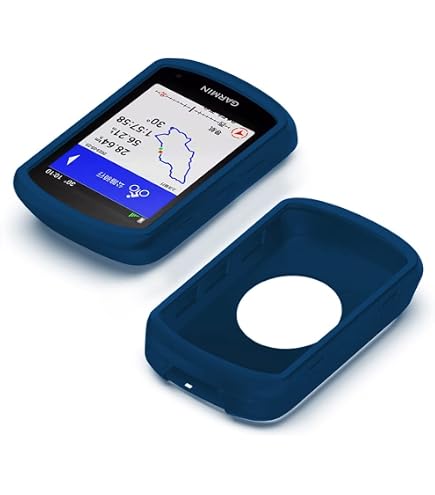 Chooee Custodia In Silicone 4D Con Vetro Temperato Per Garmin Edge 530 - Rosso - 2