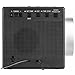HeroFiber Digital Alarm Clock with Large LED Display, Snooze, AM/FM Radio, Calendar, USB Port, Black