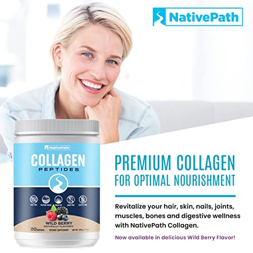 NativePath: Wild Berry Collagen Peptides - Premium Keto and Paleo Grass ...
