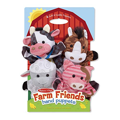 6 Melissa+Doug+Farm+Friends+Puppets