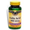 Spring Valley - Folic Acid 800 mcg, 250 Tablets