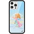 Wildflower Cases - Compatible with Apple iPhone 16 Pro Max | Protective Black Bumper, 4ft Drop Test Certified, Women Owned Small Business | Precious Moments Collab | Angel - Dove Dainty Cute Trendy