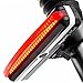 Rear Bike Light - USB Rechargeable Red LED Bicycle Tail Light, Amazingly Bright 100 lm, 6 Modes, Waterproof, 180-degree For Cycling Safety Flashlight, Easy Install on Bicycles, Helmets