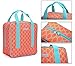 MIER Cooler Bag Tote Adult Insulated Lunch Bag, Large, Bright Orange