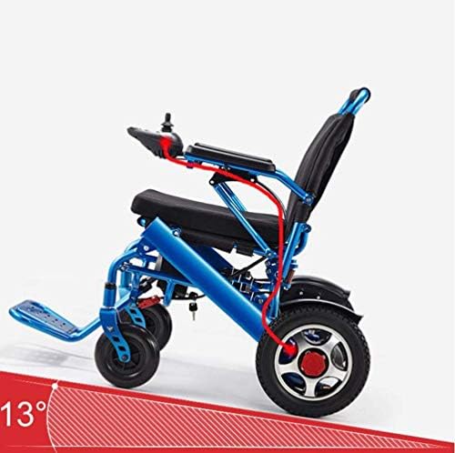 LoveVV Lightweight Electric Aluminum Wheelchair Foldable Travel Can Be High-Iron Aircraft22.8Kg