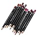 Sankuwen 12PCs/Set Waterproof Long Lasting Lipliner Lip Liner Pencil