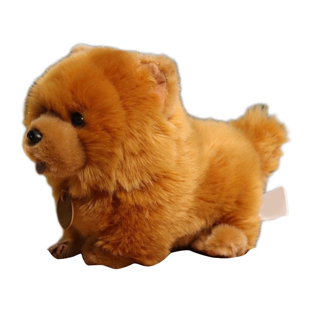 PUNELE Chow Dog Plush Toy, Soft Stuffed Animal for Hugging, Home Decor Creativing Gifts Adorable Fluffy Doll Throw Pillow Sofa Couch Bedroom (As shown in the figure)
