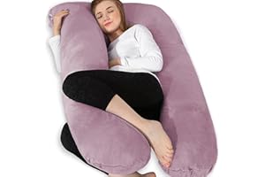 Chilling Home Pregnancy Pillow, U Shape Pregnancy Pillows for Sleeping, 55in Body Pillow for Sleeping, Body Pillows for Adult