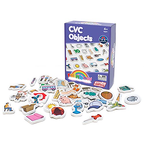 Junior Learning Rainbow CVC Objects Magnetic Foam