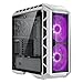 Cooler Master MasterCase H500P Mesh White ATX Mid-Tower w/ Front Mesh Ventilation, 2x 200mm RGB Fans, Tempered Glass Side Panel & 2x Vertical GPU Card PCI Slots primary