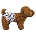 CuteBone Dog Diapers Female 3 Pack Reusable Doggy Diapers with One Suspender for Small Medium Large Dog Period D15M