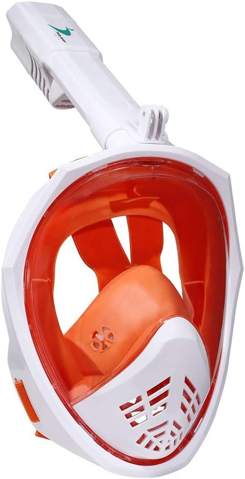 Thirty seven DAYS Full Face Snorkel Mask with Detachable Camera Mount, 180 Panoramic Anti-Fog Anti-Leak Diving Mask with Safety Breathing System for Adult and Kids : Sports & Outdoors