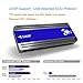 GLOTRENDS M.2 NVME to USB C Adapter Enclosure for NVME M.2 SSD(Key M),Trim UASP S.M.A.R.T Support, Compatible with Windows/Mac/Linux/Xbox/PS4, Aluminum Case (Scorpio)