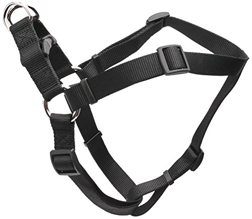 Coastal Pet Products DCP6945BLK Nylon Comfort Wrap Adjustable Dog Harness, 1-Inch, Black