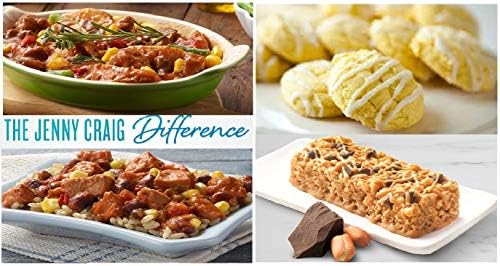 Jenny Craig Lunch Dinner Cookies Nutrition Bars Variety Pack 20 ct.