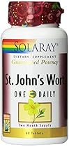 Solaray One Daily St. John's Wort Supplement, 900 mg, 60 Count
