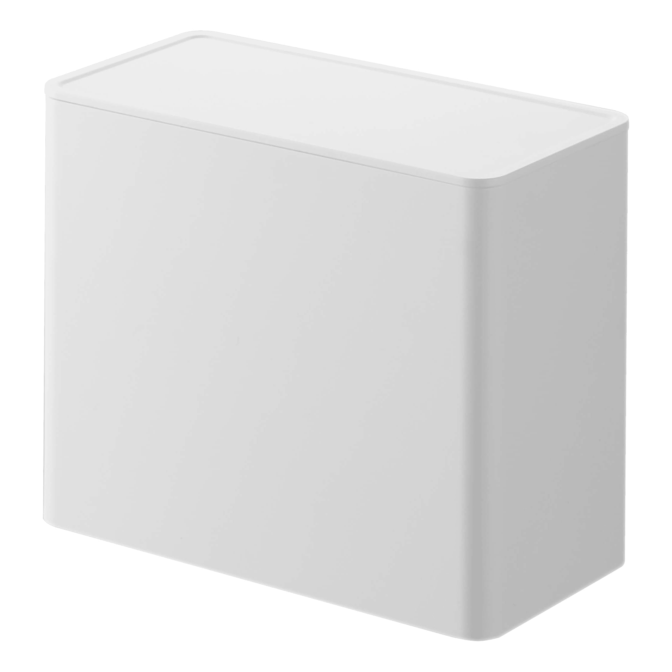 Yamazaki 6905 TOWER Coffee Filter Case, white, Polypropylene, Minimalist, 18.4 x 9.2 x 15.4 cm