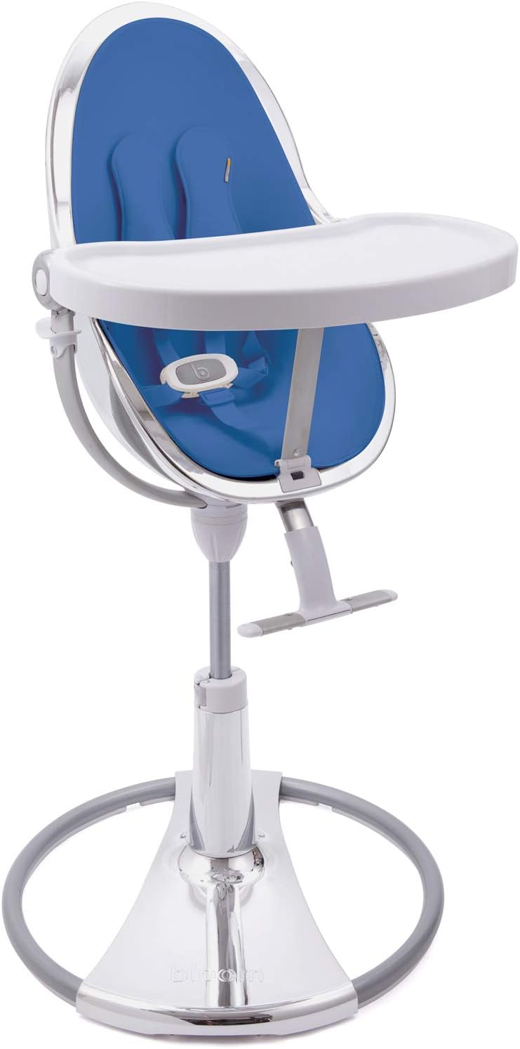 silver high chair